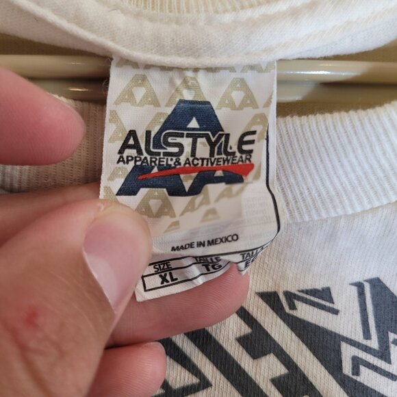 VTG Alstyle Dallas Cowboys T-Shirt Mens XL NFL Americas Team Graphic Tee Read - Picture 5 of 10